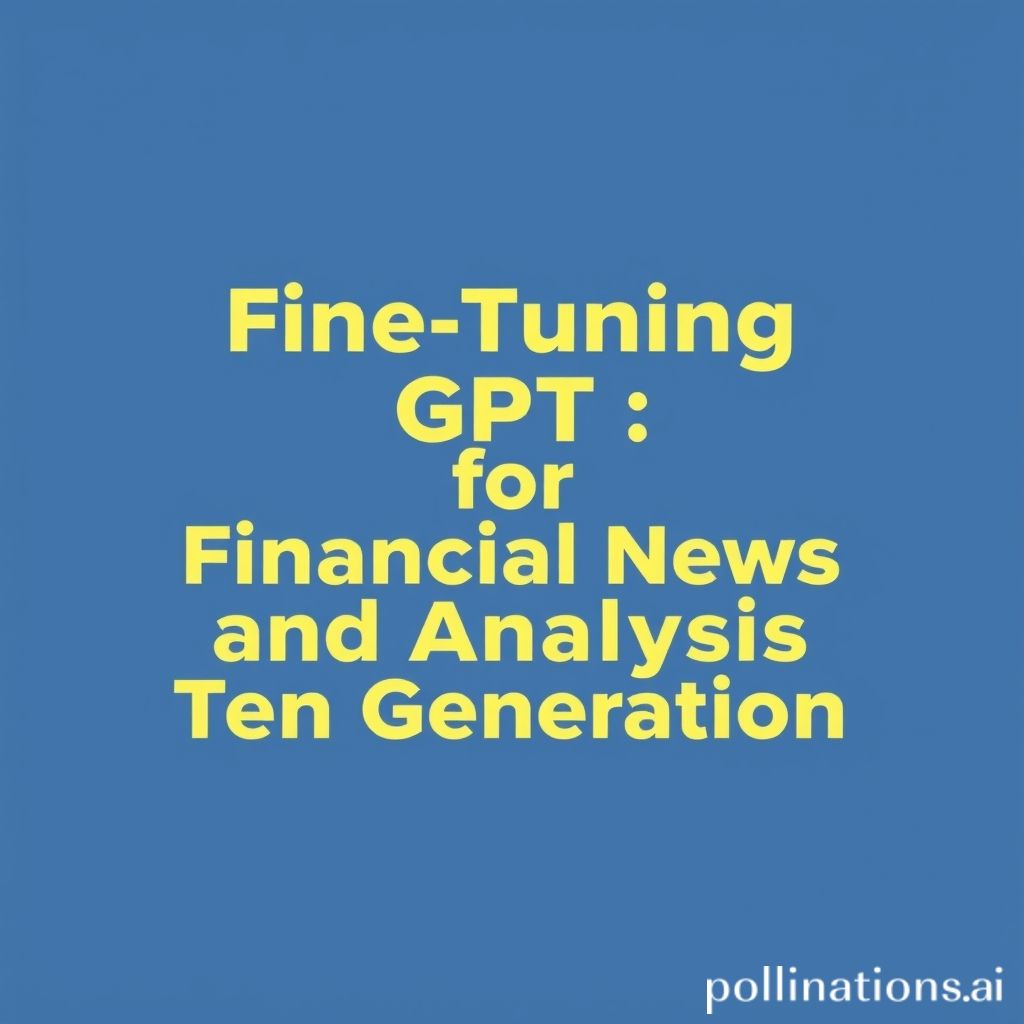 Background for Fine-Tuning-GPT-2-for-Financial-News-and-Analysis-Text-Generation